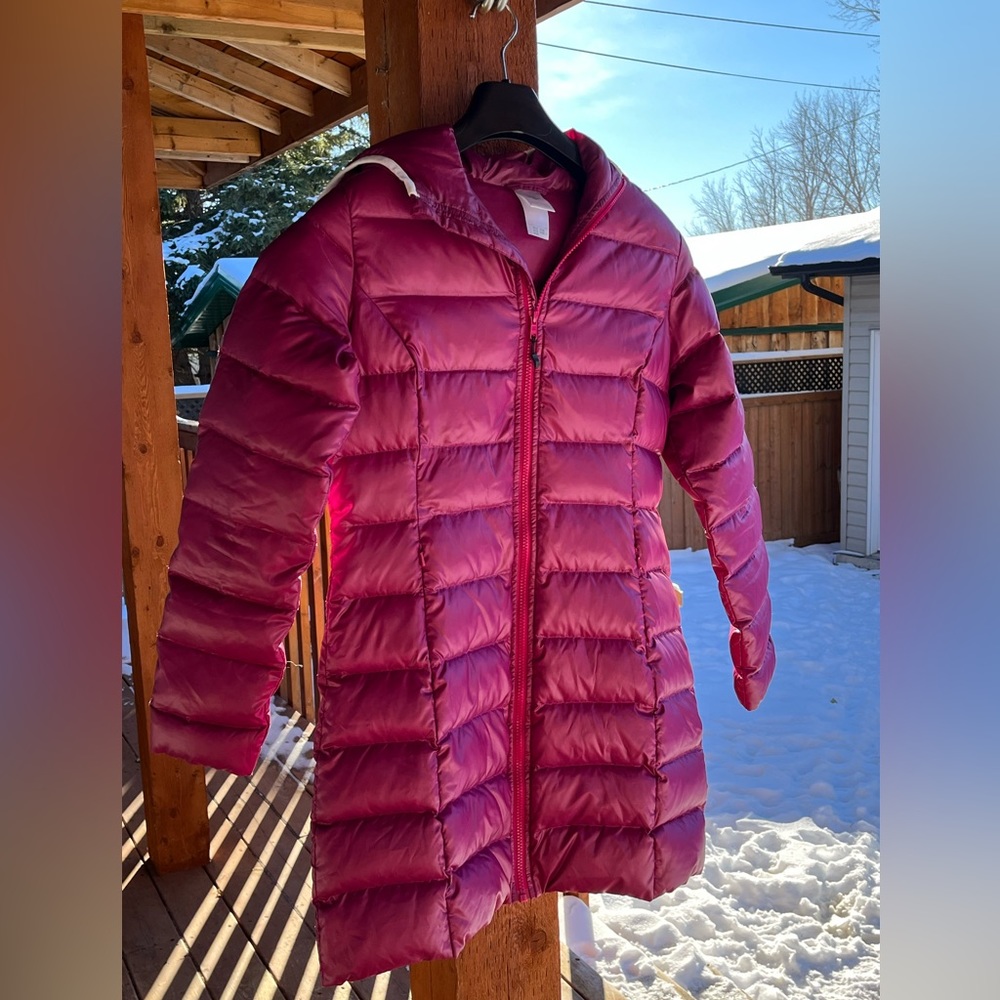 DESCENTE  Down filled Winter Puffer Coat 3/4 Length. Women’s Small. VGUC.